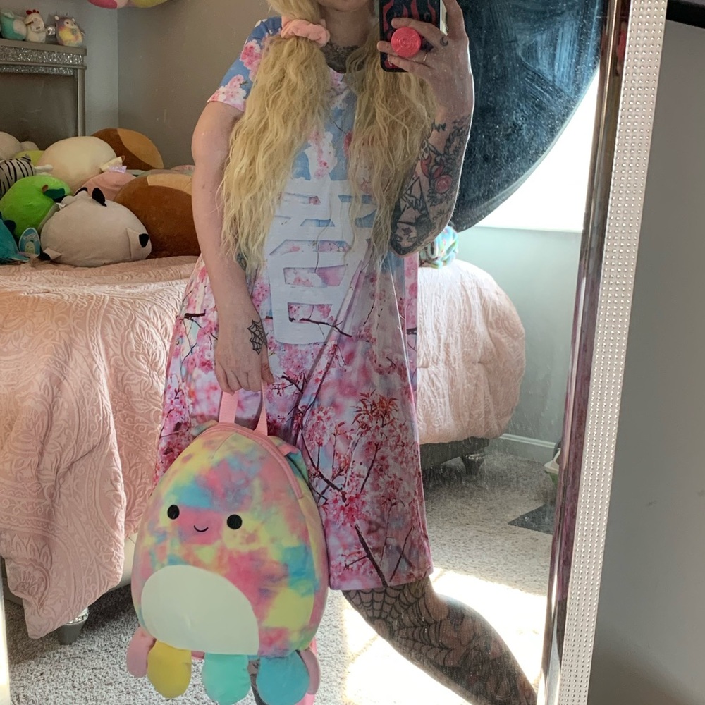 Mr.Gugu&MissGo Cherry Blossom Teeshirt Dress - Picture 4 of 4